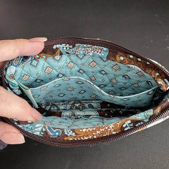 Vera Bradley Wristlet in Retired Pattern “Java Blue” - Picture 3 of 3